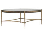 Tangier Oval Coffee Table CT121 with ebony