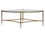 Tangier Oval Coffee Table CT121 with glass