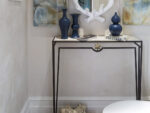 Starburst wall hung console table CON410